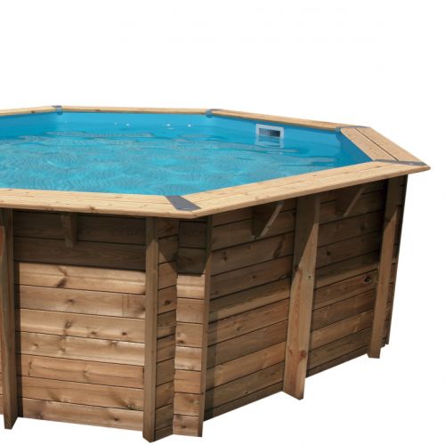 Liner 50/100 PVC bleu pour piscine en bois SUNWATER octogonale 360 cm UBBINK 7514909 photo du produit Secondaire 1 L