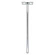 Pied elliptique alu brut - RENZ - 138401 pas cher