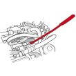 Clé pour courroie de distribution de VAG avec vis Torx® 450 mm KS TOOLS 150.1229 photo du produit Secondaire 1 S