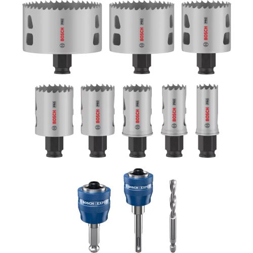 Coffret LBOXX de 8 scies trépans Pro Multimatériau bi-métal PC PLUS BOSCH 2608594432 photo du produit Secondaire 2 L
