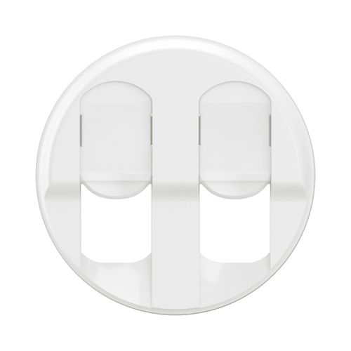 Enjoliveur CELIANE pour double prise RJ45 blanc LEGRAND CB2346 photo du produit Secondaire 1 L
