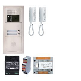Pack audio Aiphone 2 poste complet blanc - 200373 photo du produit Principale M