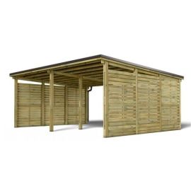 Carport en bois CESAR Forest Style pour 2 voitures 36,2 m² - 3829 photo du produit Principale M