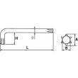 Clés mâles coudées longues TORX® T10 - SAM OUTILLAGE - 66-10L pas cher Secondaire 1 S