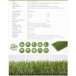 Gazon synthétique GREEN45-NATURE (45 mm) rouleau 4 m x 25 m JET7GARDEN JET7GREEN45-NATURE-4 photo du produit Secondaire 1 S