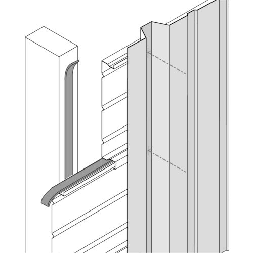 Vis P5 bardage CAPINOX 4 tête hexagonale 8mm CP 5,5x25mm RAL7016 100 pièces – ETANCO - 263107-236 pas cher Secondaire 3 L