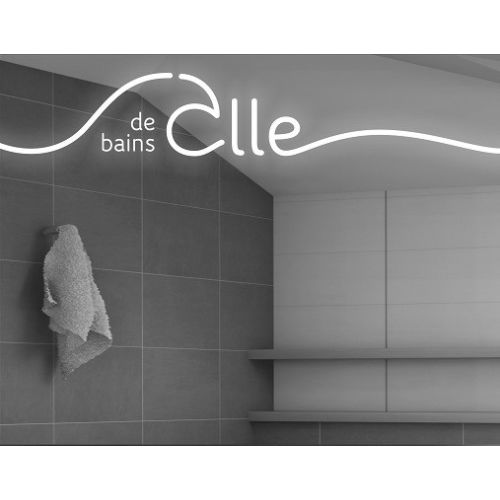 Miroir avec éclairage LED pour salle de bains II 70x90 cm - PRADEL - 557039 pas cher Principale L