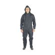 Combinaison de pluie PU COVERALL à doubles zips bleu marine TM COVERGUARD 50890 photo du produit Secondaire 1 S