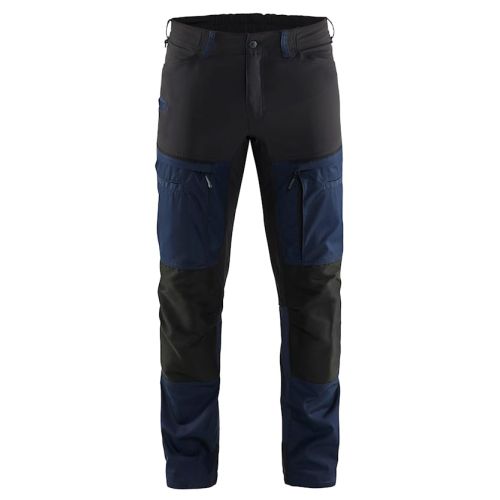 Pantalon maintenance stretch marine foncé/noir T46C - BLÅKLÄDER - 145618458699D100 pas cher