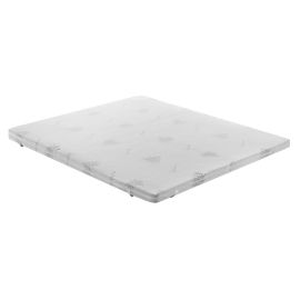 Surmatelas à mémoire de forme déhoussable en aloe vera I Love Sleep à 9 zones de confort 140x190cm - 5cm de hauteur pas cher Principale M