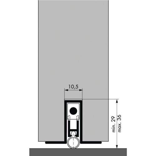 PLINTHE ENCASTREE 530MM EM3 photo du produit Secondaire 2 L