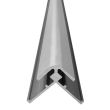 Profilé liaison angle Vipanel 90° extérieur argent mat ROTH 1420000326 photo du produit