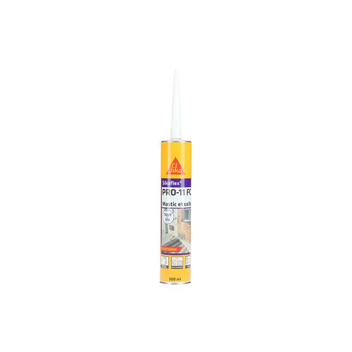 Mastic colle polyuréthane SIKAFLEX PRO 11 FC blanc cartouche 300 ml SIKA 659320 photo du produit Secondaire 1 L