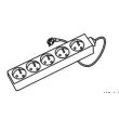 Bloc multiprise 5 prises 2P + T 3G1 - HANGER - 200002 pas cher