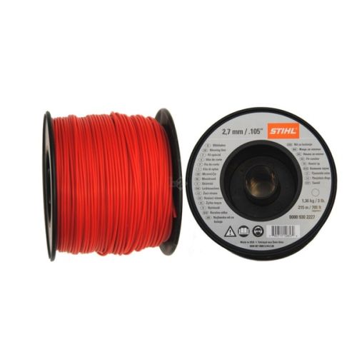 Bobine de fil rond diamètre 2,7mm longueur 215m - rouge - STIHL - 0000-930-2227 pas cher Principale L