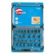 Coffret de 30 mèches de défonceuse DEF.428.30 Q8mm - LEMAN - 428.700.30 pas cher