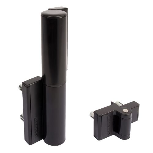 Ferme portillon 2/1 charnière noir 9005 largeur 1,1m 75kg maximal - LOCINOX - P00008665-9005 pas cher