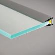 Profilé Glass pour bandeaux LED aluminium anodisé 1 m MIIDEX LIGHTING 9834 photo du produit Secondaire 2 S
