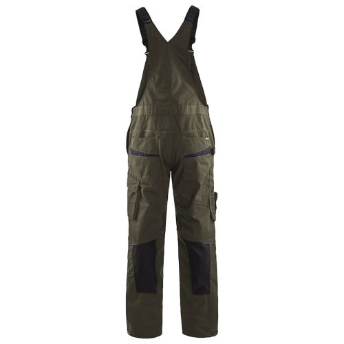 Cotte à bretelles + stretch vert kaki/noir T42L - BLÅKLÄDER - 269513304599C148 pas cher Secondaire 1 L