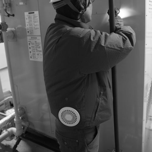 Blouson ventil&eacute; 18 V (sans batterie ni chargeur) bleu TL - MAKITA - DFJ304ZL pas cher Secondaire 1 L