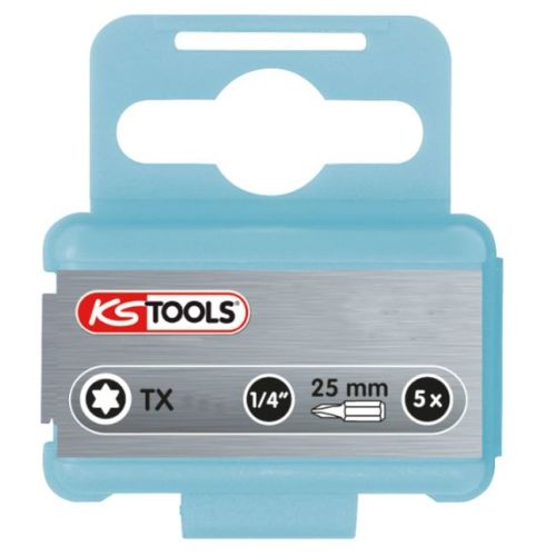 Boîte de 5 embouts de vissage inox Torx 1/4'' longueur 25 mm photo du produit Secondaire 2 L