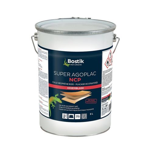Colle n&eacute;opr&egrave;ne Agoplac Super NCP bidon 5l - BOSTIK - 30604798 pas cher
