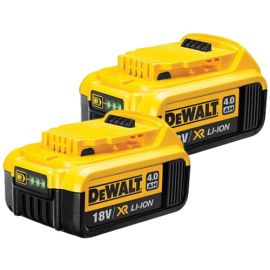 Pack de 2 batteries Dewalt 18 V - 4.0 Ah Li-Ion XR DCB182 photo du produit Principale M