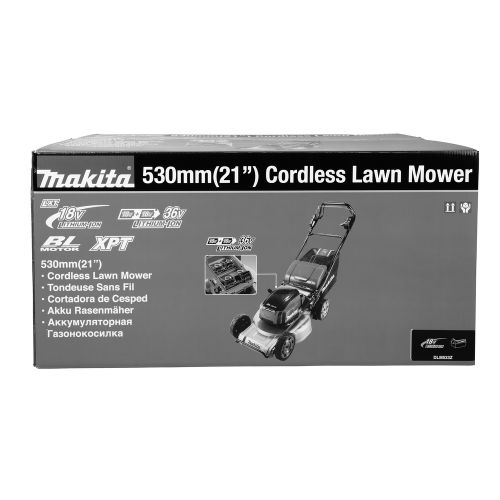 Tondeuse à gazon Auto-tractée LXT 36V (2x18V) 53cm (Sans batterie ni chargeur) - MAKITA - DLM533Z pas cher Secondaire 9 L