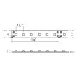 Bande LED LMC 8mm 24 V 4,8W 3500 LMC BAN514BLC photo du produit Secondaire 1 S