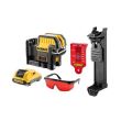 Niveau laser croix rouge + 5 points 10,8 V XR + batterie 2 Ah + chargeur DEWALT DCE0825D1R-QW photo du produit