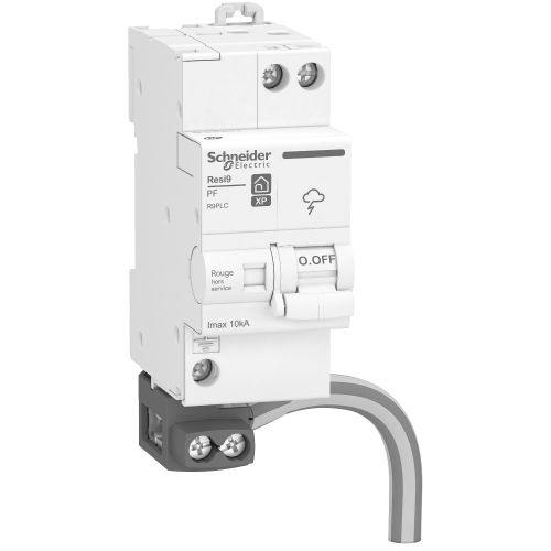 Parafoudre combi Resi9 XP Type 2 10kA 1P+N avec accessoires - SCHNEIDER ELECTRIC - R9PLC pas cher Principale L