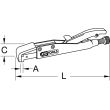 Pince étau à profils plats pour carrossier de 0 à 16 mm KS TOOLS 115.1084 photo du produit Secondaire 1 S