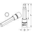 Douille tournevis ULTIMATE 6 pans 1/2'' 110 x 4 mm KS TOOLS 922.1708 photo du produit Secondaire 1 S