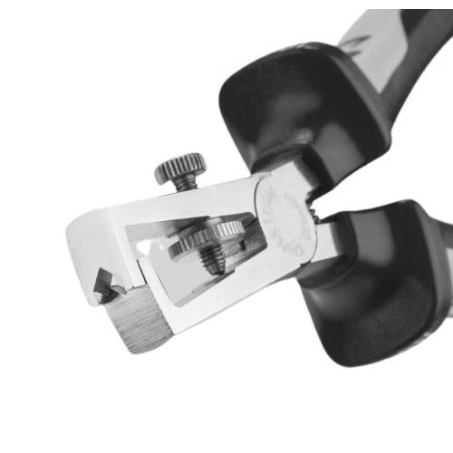 Pince à dénuder avec ressort d'ouverture isolante 1000V 160mm - KNIPEX - 11 06 160 pas cher Secondaire 2 L