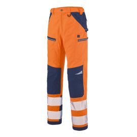 Pantalon homme SPANNER HV orange/bleu marine T5/2XL - LAFONT - 1ATHHV-6-404-5/2XL pas cher Principale M