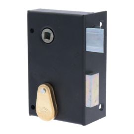 Serrure de grille &agrave; p&ecirc;ne dormant demi-tour verticale 70 droite - JPM - 347000-02-1Y pas cher Principale M