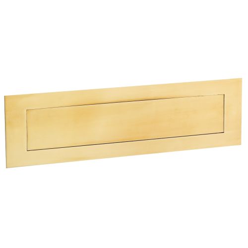 Entrée de courrier laiton titane 454 300 x 55 mm 068964 photo du produit Principale L