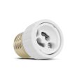 Adaptateur de culot E27 à GU10 blanc MIIDEX LIGHTING 73987 photo du produit Secondaire 1 S