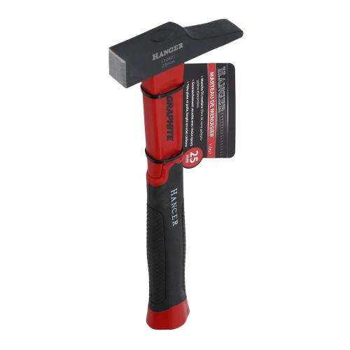 Marteau de menuisier manche tri-matière 25mm - HANGER - 110621 pas cher Secondaire 2 L