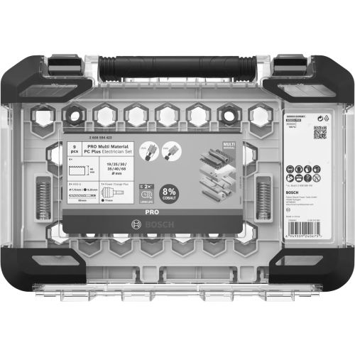 Coffret 6 scies tr&eacute;pans PRO Multi Material PC Plus - BOSCH - 2608594423 pas cher Secondaire 2 L