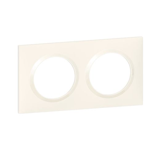 Plaque carrée DOOXIE finition blanc 2 postes - LEGRAND - 600802 pas cher Principale L