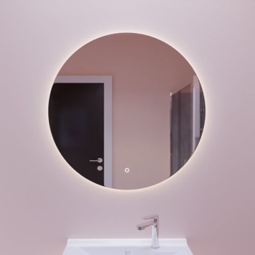 Miroir salle de bain FAZZIO lumineux rond D60cm - CUISIBANE - S02FAZZIO60 pas cher Secondaire 4 L