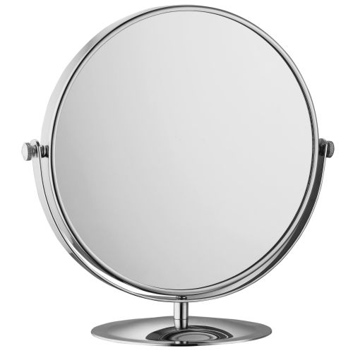 Miroir grossissant (x5) à poser chromé rond 20cm double face - PRADEL - 55690 pas cher Principale L