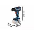 Perceuse-visseuse 18 V GSR 18V-90 C PROFESSIONAL avec 2 batteries + chargeur + coffret L-BOXX BOSCH 06019K6005 photo du produit Secondaire 2 S