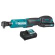 Clé à cliquet 12 V Li-Ion + batterie 2 Ah + chargeur en boîte en carton MAKITA WR100DWA photo du produit