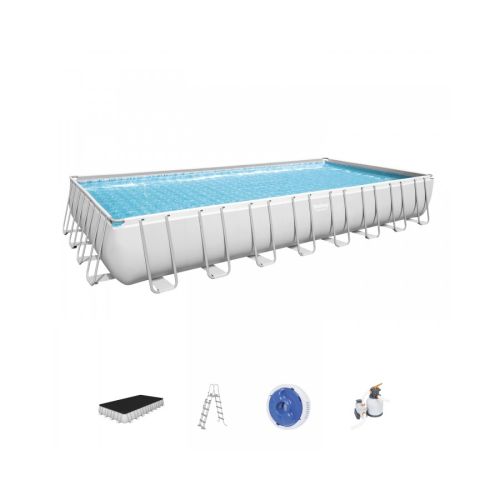 Piscine hors sol rectangulaire Power Style 956x488x132cm - BESTWAY - 56623 pas cher Secondaire 1 L