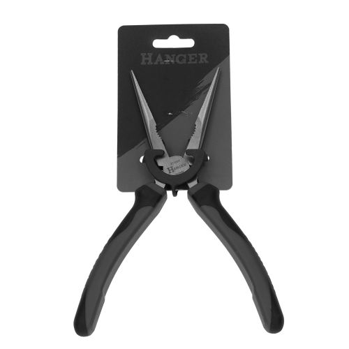 Pince à bec demi-rond 200mm - HANGER - 231004 pas cher Secondaire 6 L