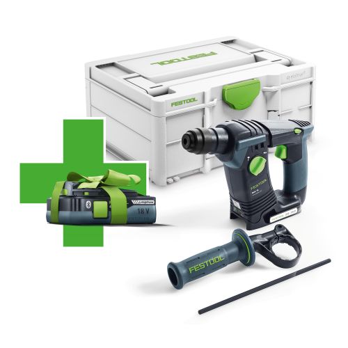 Perforateur SDS-Plus 18 V BHC 18-18-BASIC-4,0 EDITION + batterie 4 Ah FESTOOL 577057 photo du produit