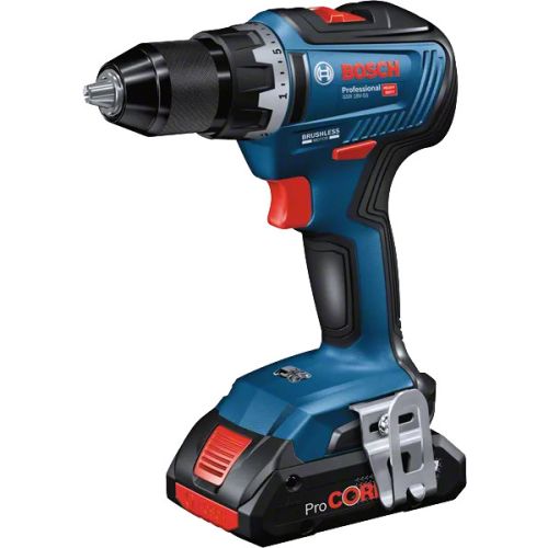 Perceuse-visseuse 18 V GSR18V-55 + 2 batteries 5 Ah + chargeur + L-Case Pick & Click BOSCH 06019H520B photo du produit Secondaire 1 L