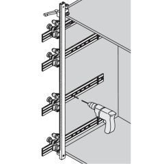 GABARIT DE PERCAGE PR ATTACHE FACADE ENTR'AXE 3MM - BLUM - GAB30